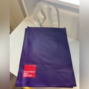 European Wax Center Small Purple Reusable Shopping Tote Bag